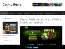 Tablet Screenshot of casinoreale.net